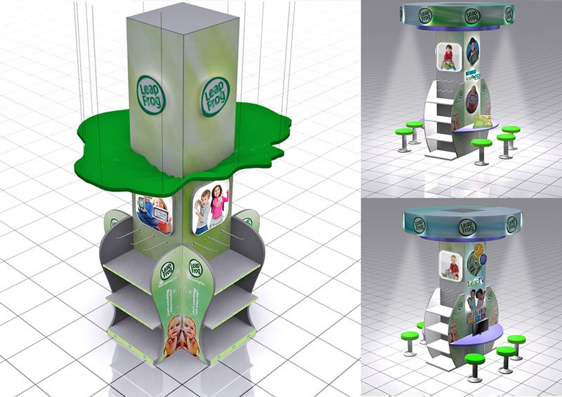 LeapFrog Retail Pillar Design Concept